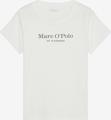 T-shirt Marc O'Polo en blanc : devant