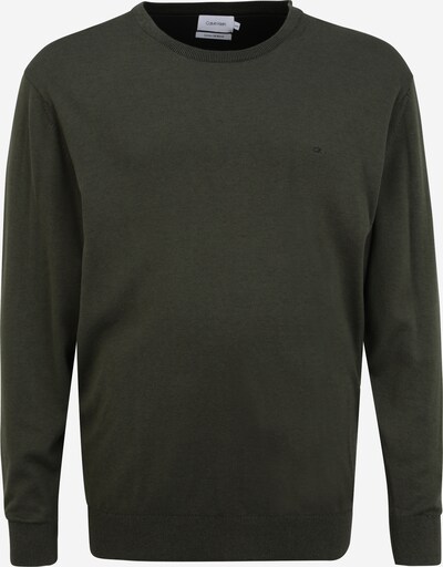 Calvin Klein Big & Tall Sweater in Olive / Black, Item view