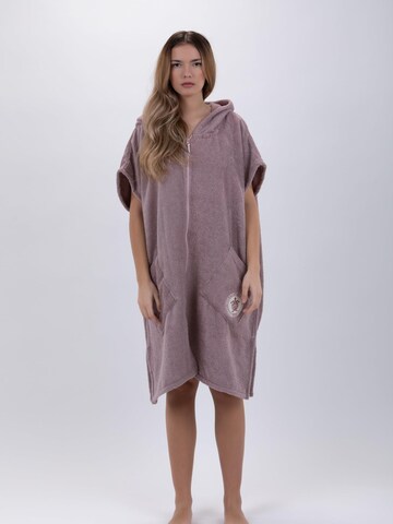 Pacifique Sud Sport-Bademantel 'Surf Rosa'‌ in Pink: Vorderseite