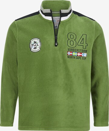 Jan Vanderstorm Sweatshirt ' Tomas ' in Green: front