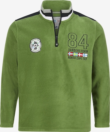 Jan Vanderstorm Sweatshirt ' Tomas ' in Groen: voorkant