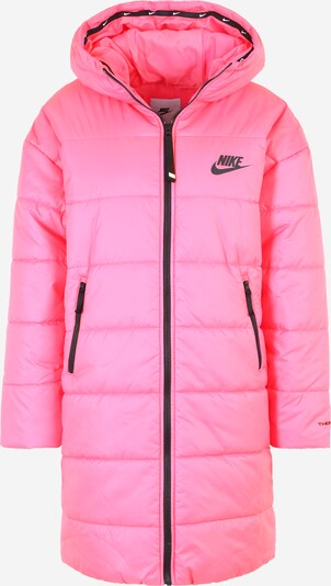 Nike Sportswear Parka in dunkelgrau / pink, Produktansicht