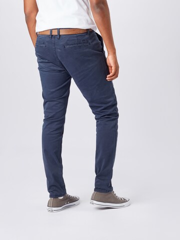 Hailys Men Slim fit Chino trousers 'Tom' in Blue