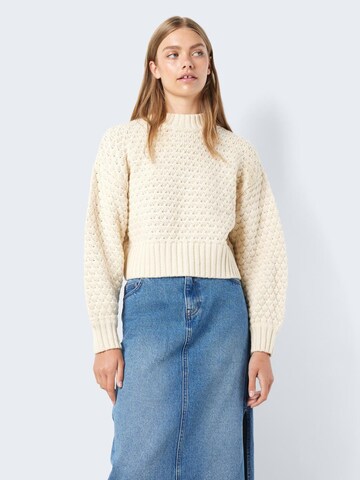 Noisy may Pullover in Beige: Vorderseite