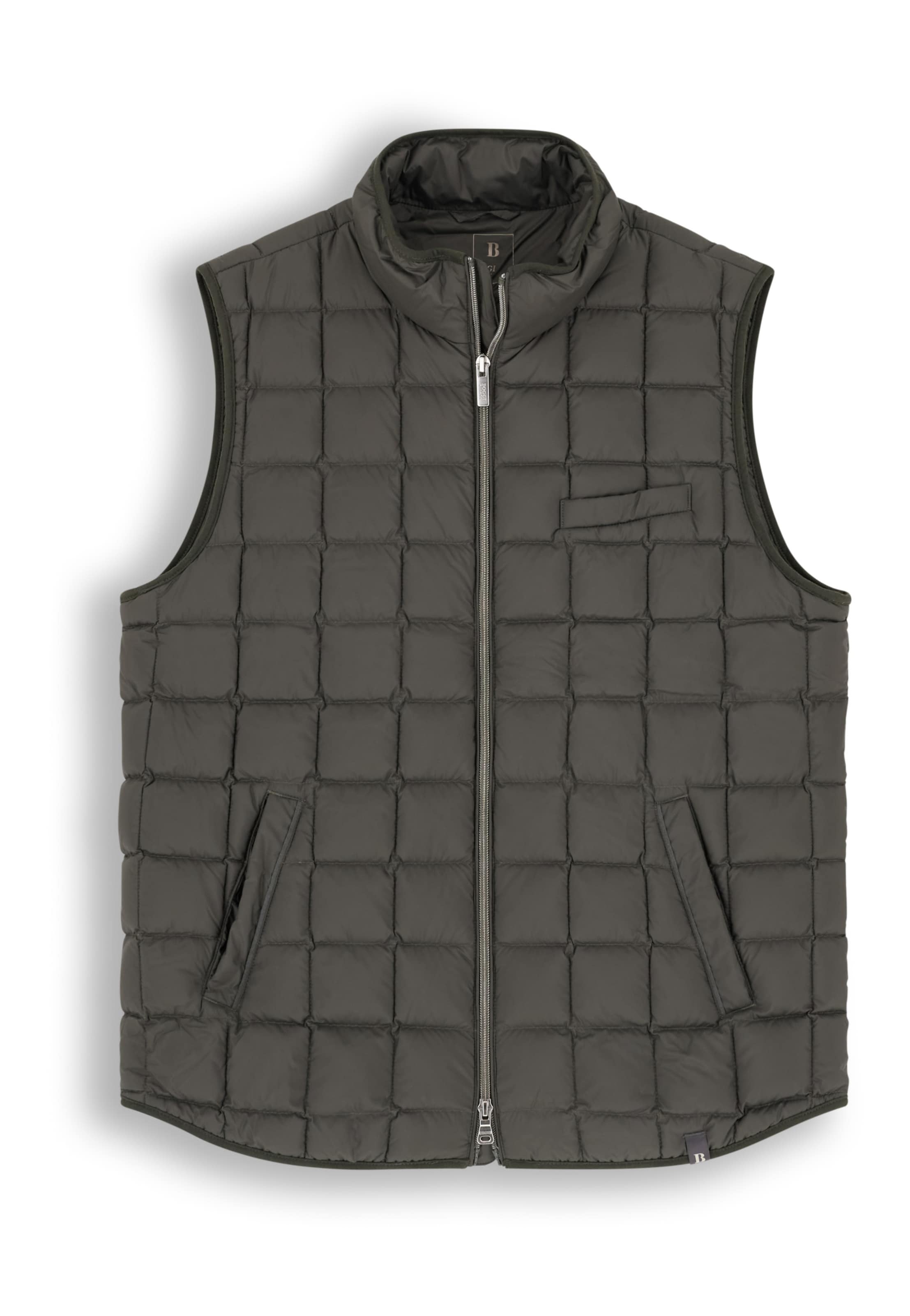 Gilet Boggi Milano en vert : devant