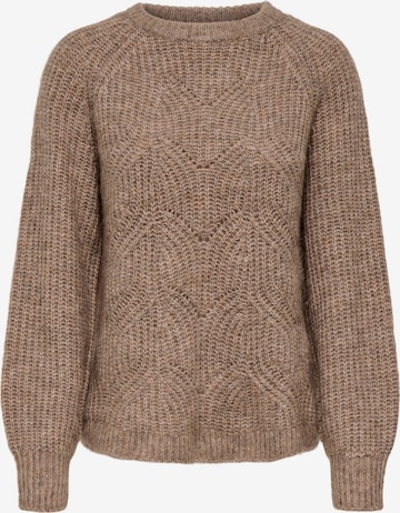 ONLY Sweater 'ONLGILA' in Brown: front