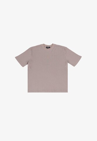 Dropsize Shirt in Grau: Vorderseite