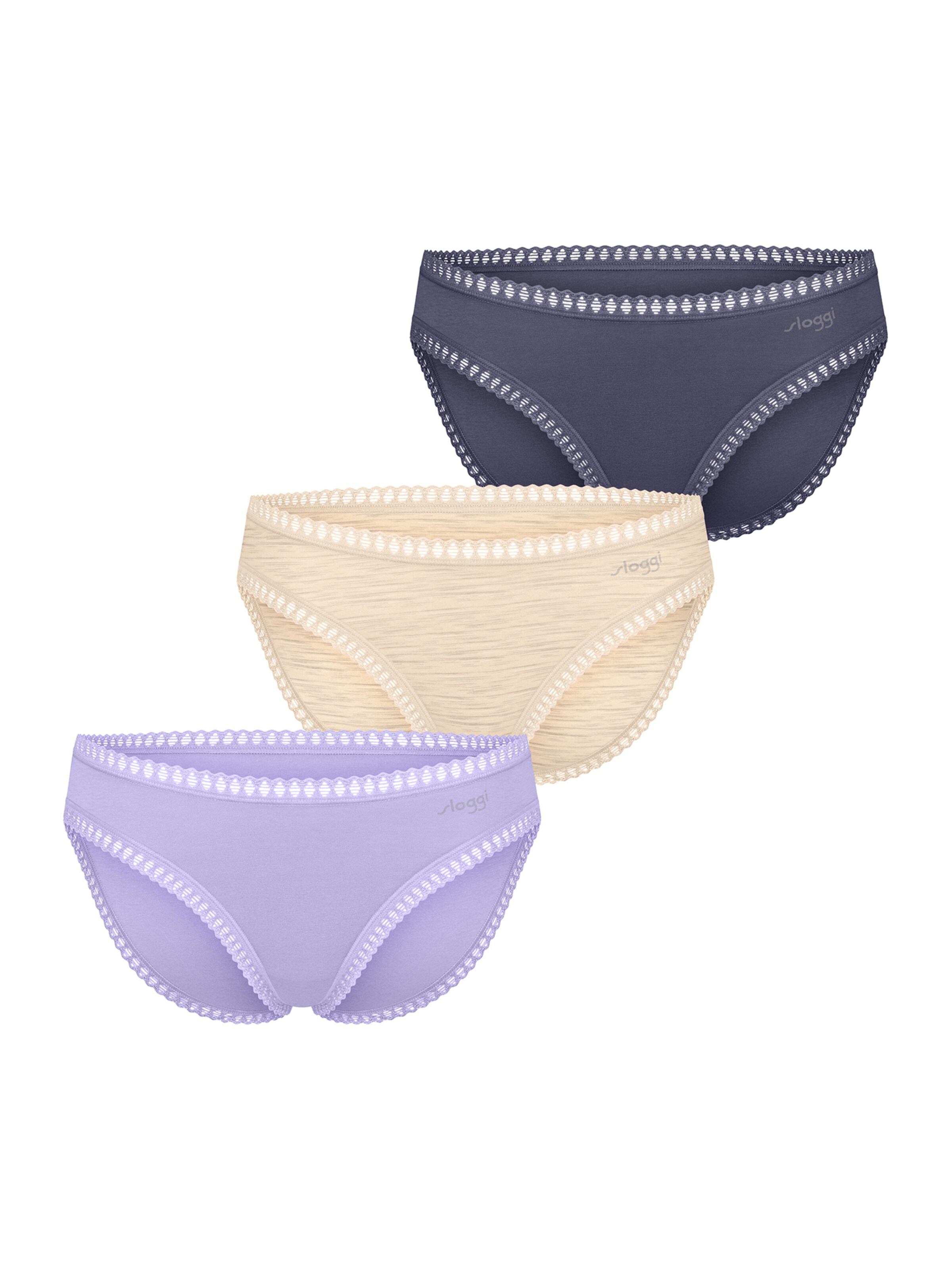 SLOGGI Minislip ' Blue GO Crush ' in Beige: Vorderseite