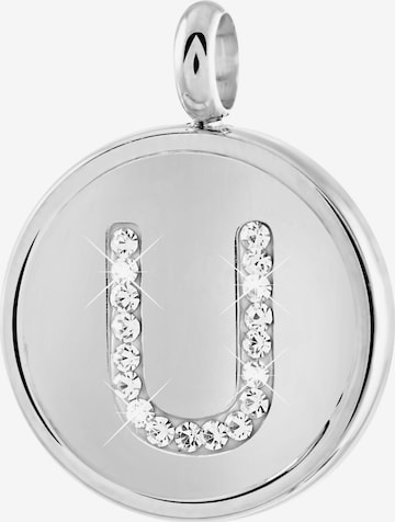 Pendentif Lucardi en argent : devant