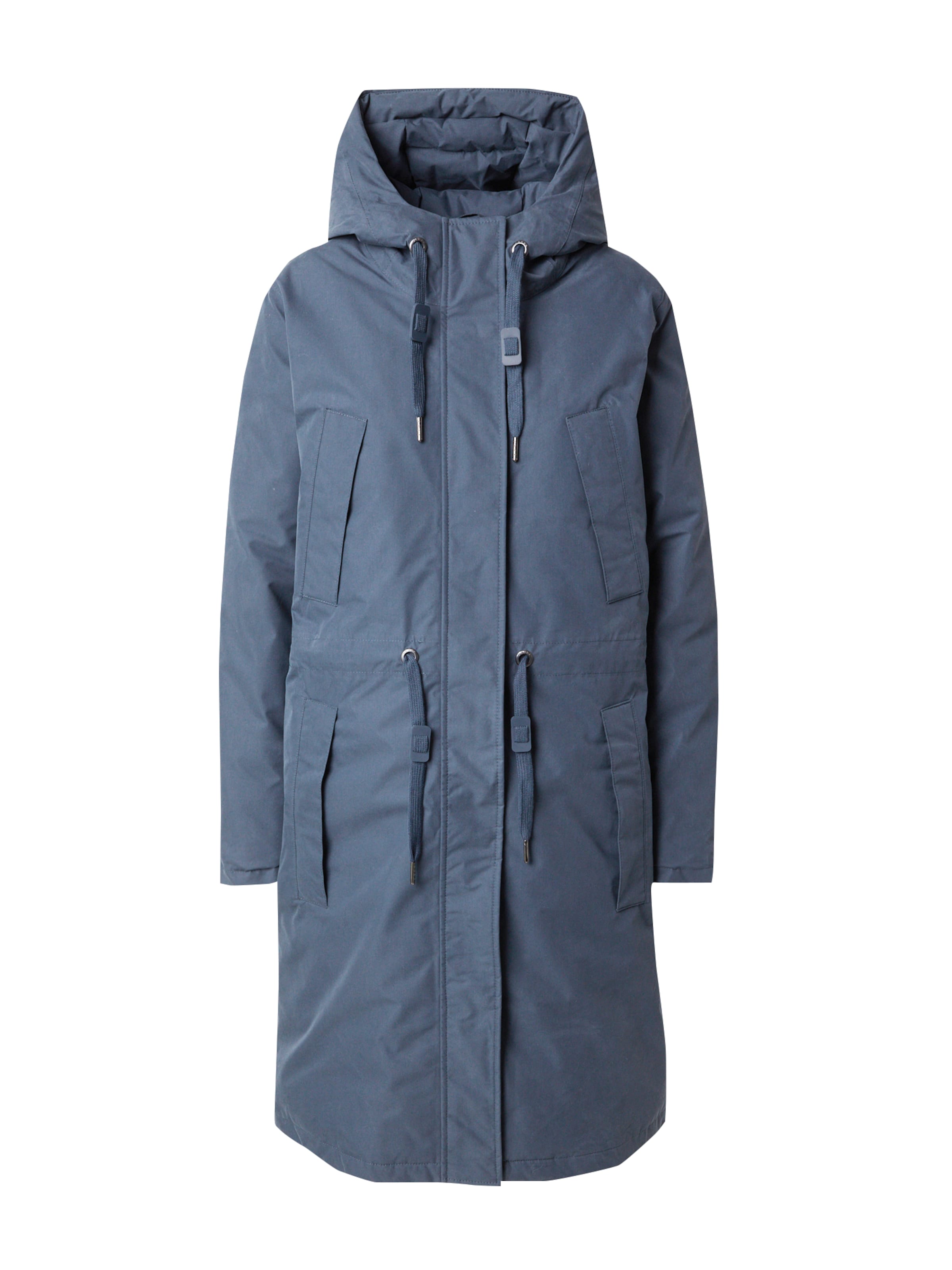 Derbe Functionele mantel &#x27;Valholm&#x27; in Blauw: voorkant