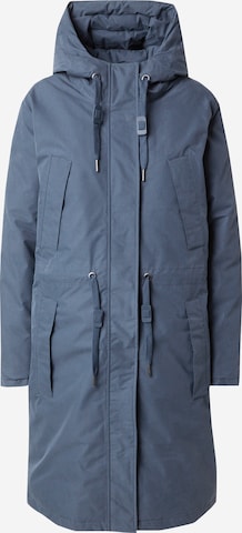 Manteau fonctionnel 'Valholm' Derbe en bleu : devant