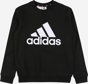 ADIDAS PERFORMANCE Sports sweatshirt in Black: front