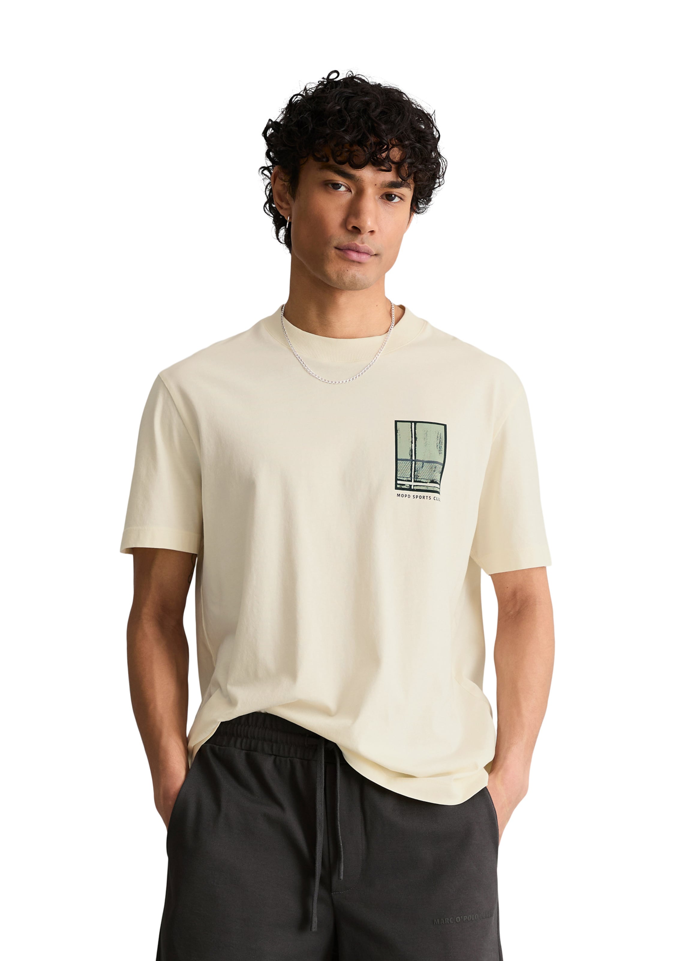 Marc O'Polo DENIM Shirt in Beige: voorkant