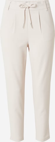 ONLY Regularen Hlače z naborki 'POPTRASH-AIDEN' | siva barva: sprednja stran