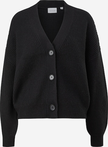 comma casual identity Knit cardigan in Black: front