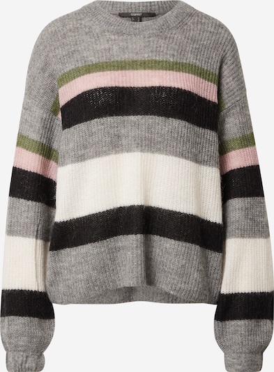 Esprit Collection Pullover in grau / oliv / rosa / schwarz / weiß, Produktansicht