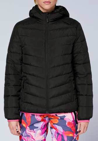 CHIEMSEE Wattierte Jacke ' in moderner Stepp-Optik ' in Schwarz