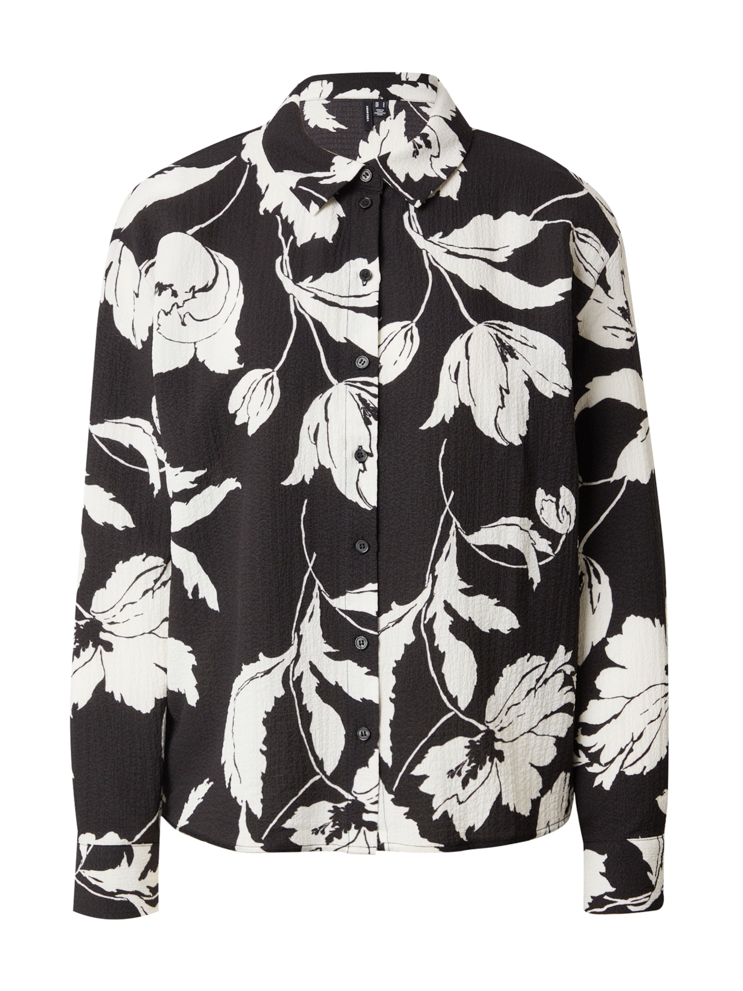 VERO MODA Blúz 'VMMACHA' - fekete: elől