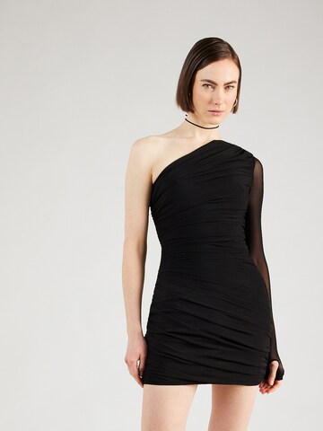 Misspap Dress in Black: front