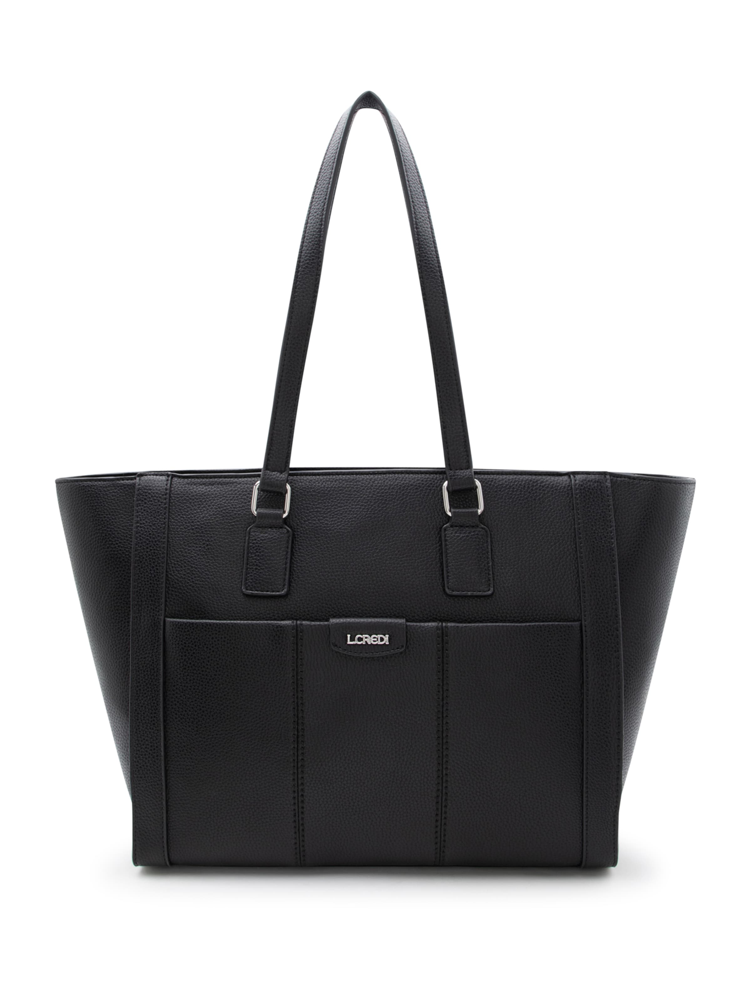 L.CREDI - Shopper 'Rada' en negro: frente