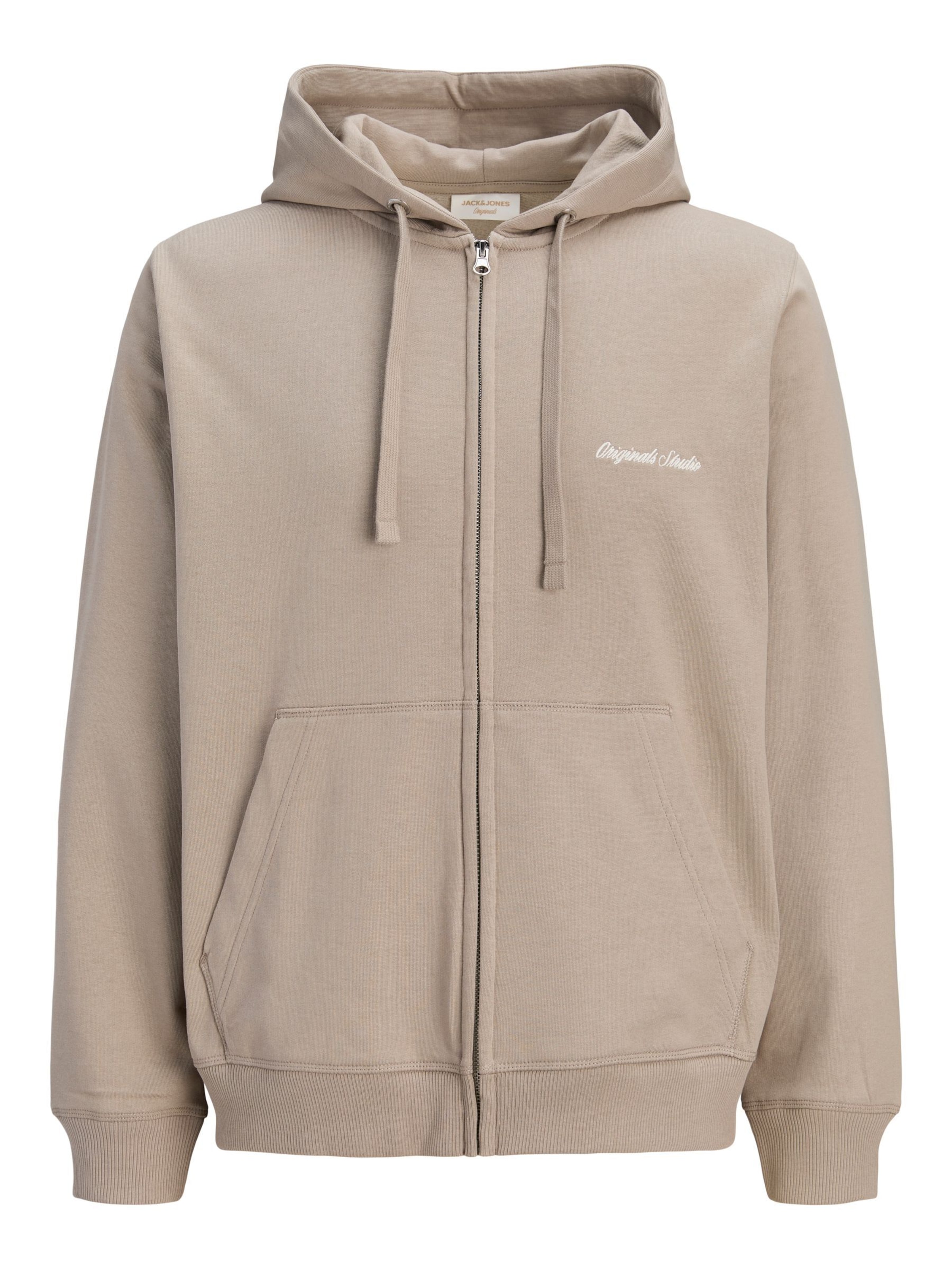 JACK & JONES Sweatvest in Groen: voorkant