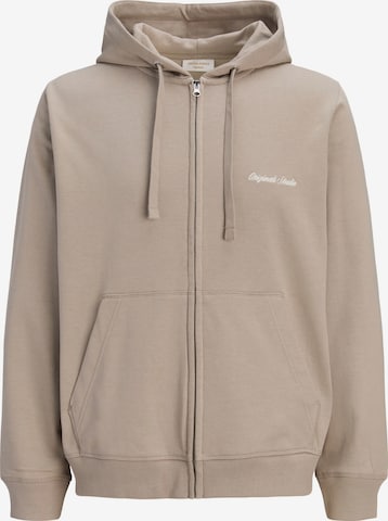 Veste de survêtement JACK & JONES en vert : devant