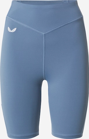 Castore Skinny Leggings 'Carolina' in Blauw: voorkant