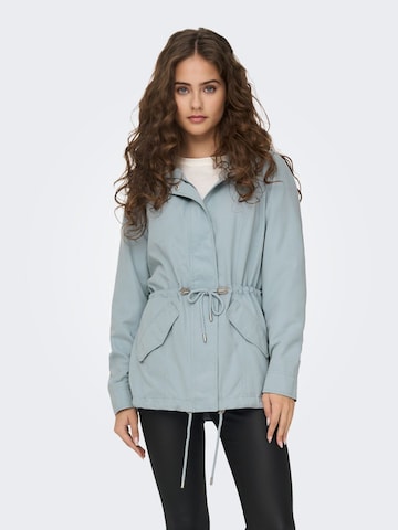ONLY Between-Seasons Parka in Blue: front