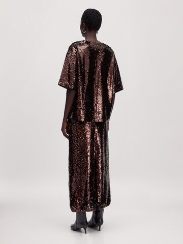 T-shirt 'Janah' EDITED en marron