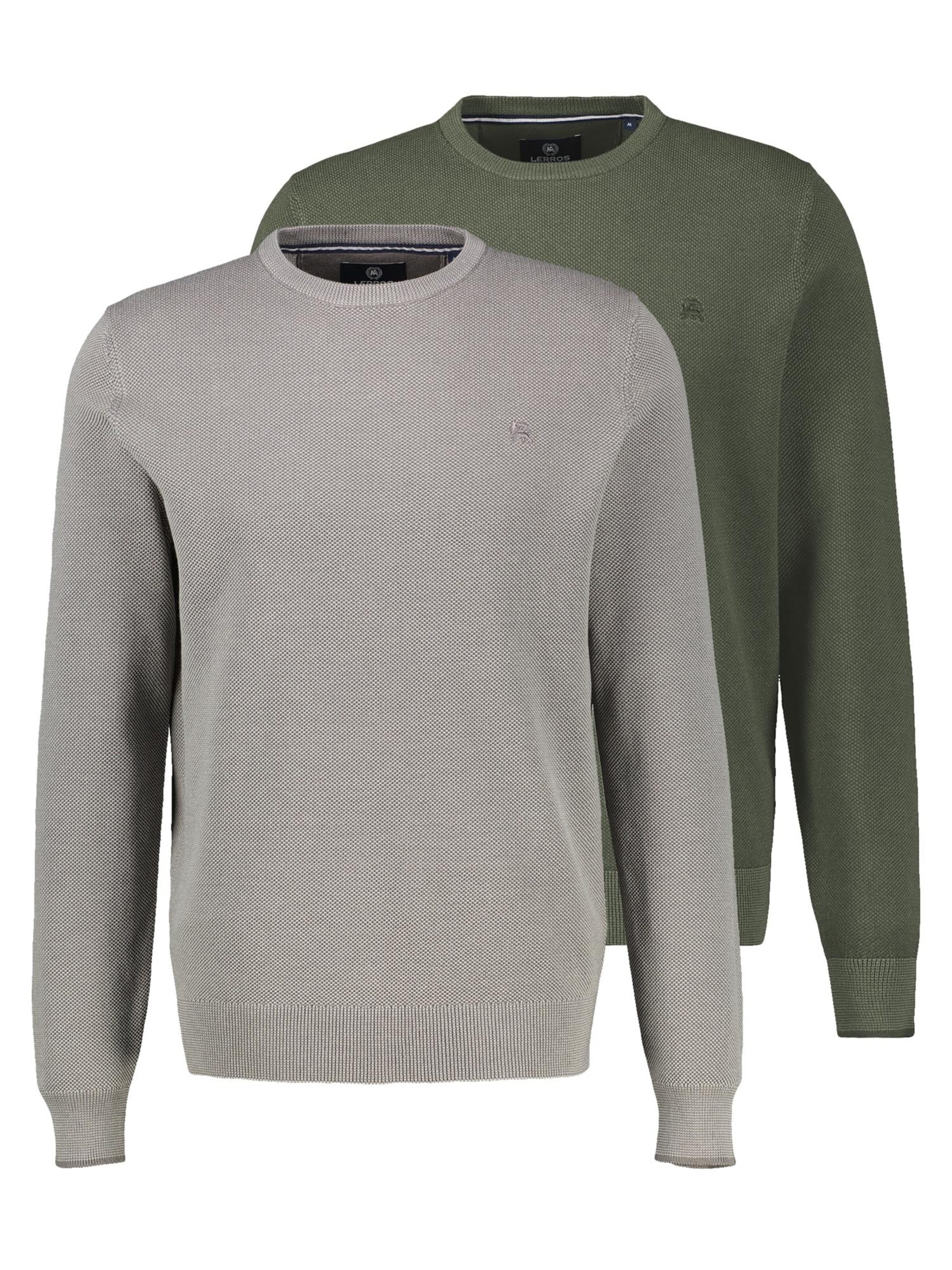 LERROS Sweater 'Basic' in Green: front
