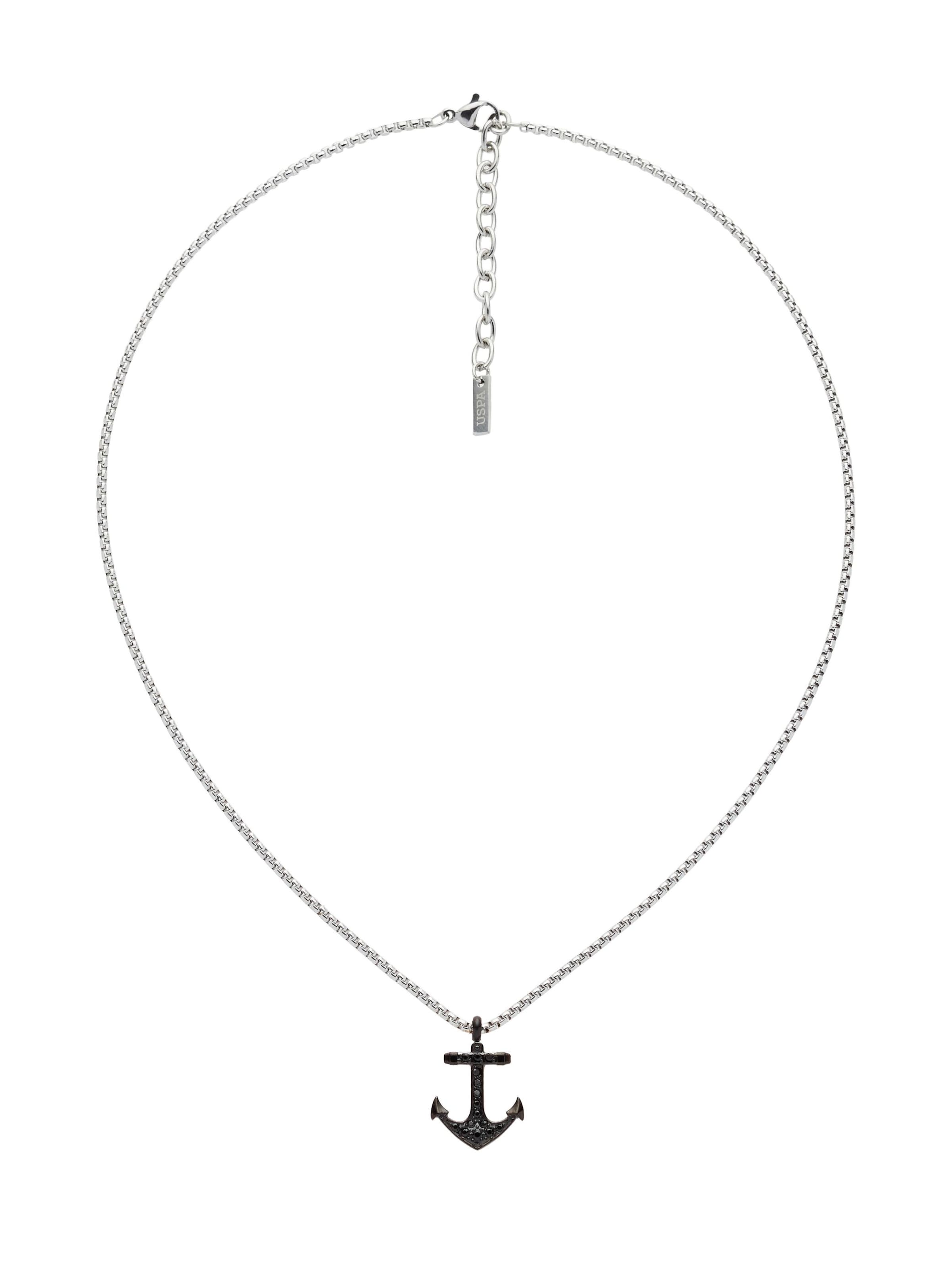U.S. POLO ASSN. - Cadena 'Andrew' en negro: frente