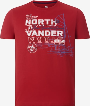 Jan Vanderstorm Shirt ' Frimann ' in Red: front