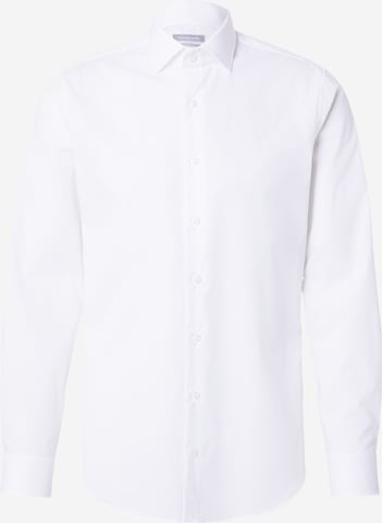 balta Michael Kors Priglundantis modelis Dalykinio stiliaus marškiniai: priekis