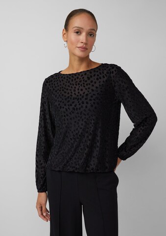 s.Oliver Shirt in Black: front