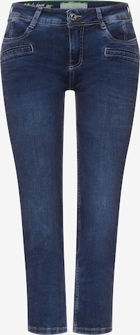 STREET ONE Slimfit Jeans i blå: forside