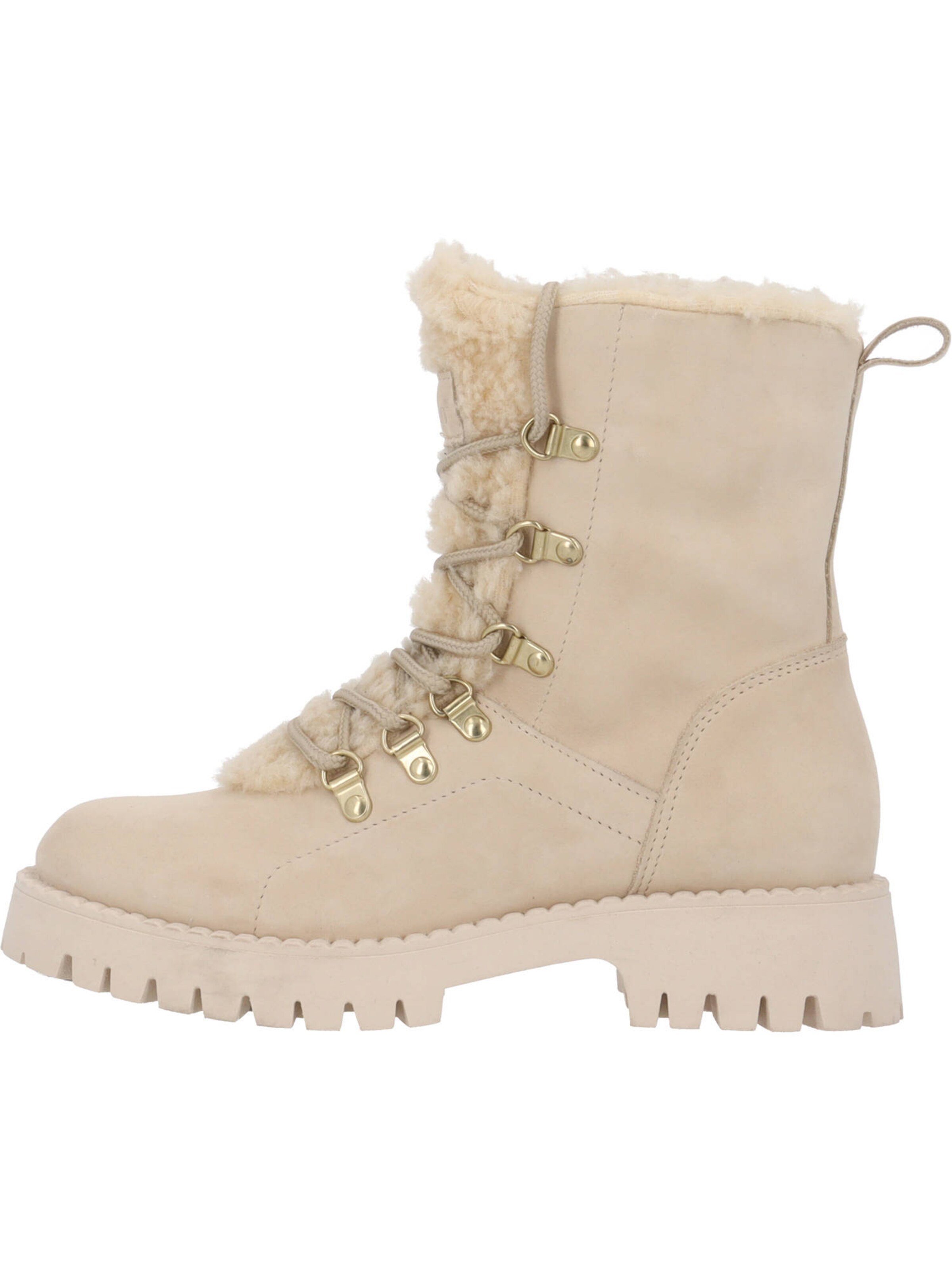 Palado Lace-up boot in Beige