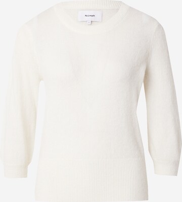 NÜMPH Sweater 'RIETTA' in White: front