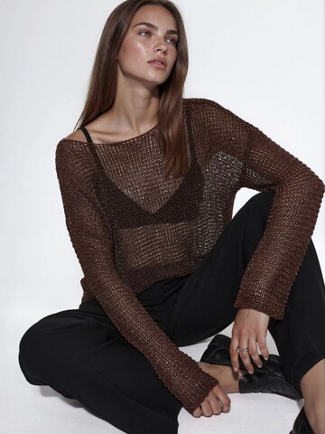 Hiccup Pullover 'Pullover'‌‌‌‌ in Braun: Vorderseite