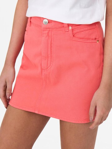 ONLY - Falda 'NAVA MILLY' en naranja