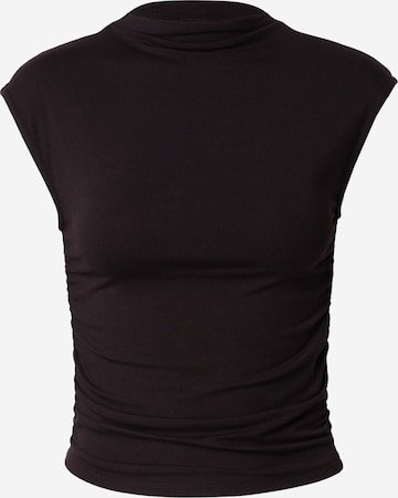 Gina Tricot - Top en negro: frente