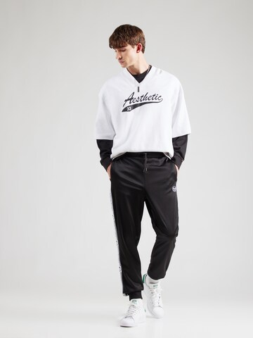 Sergio Tacchini Tapered Hose 'GRECO' in Schwarz