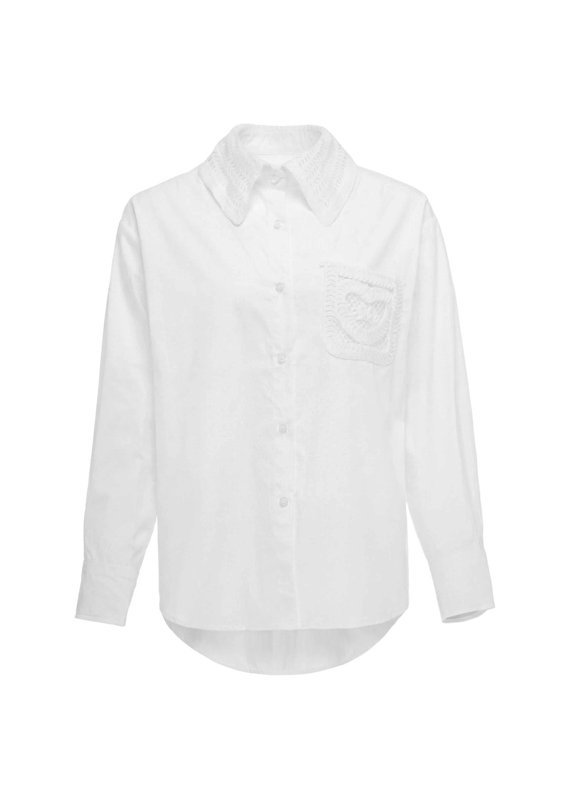 usha WHITE LABEL Blusa em S em offwhite, Vista do artigo