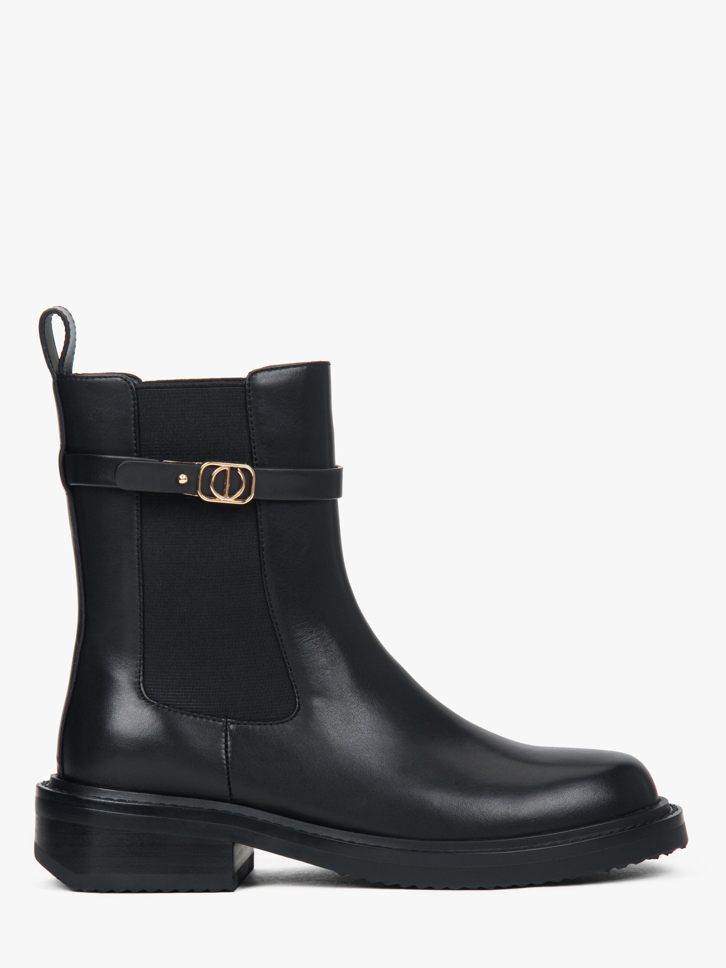 Estro - Botas Chelsea '25160-782' en negro: frente
