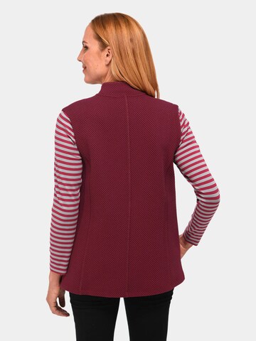 Goldner Vest in Red