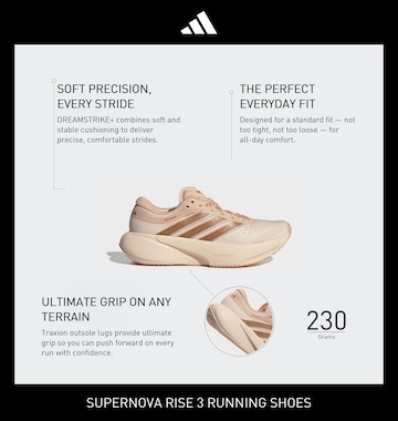 ADIDAS PERFORMANCE Juoksukengät 'Supernova Rise 3' värissä oranssi
