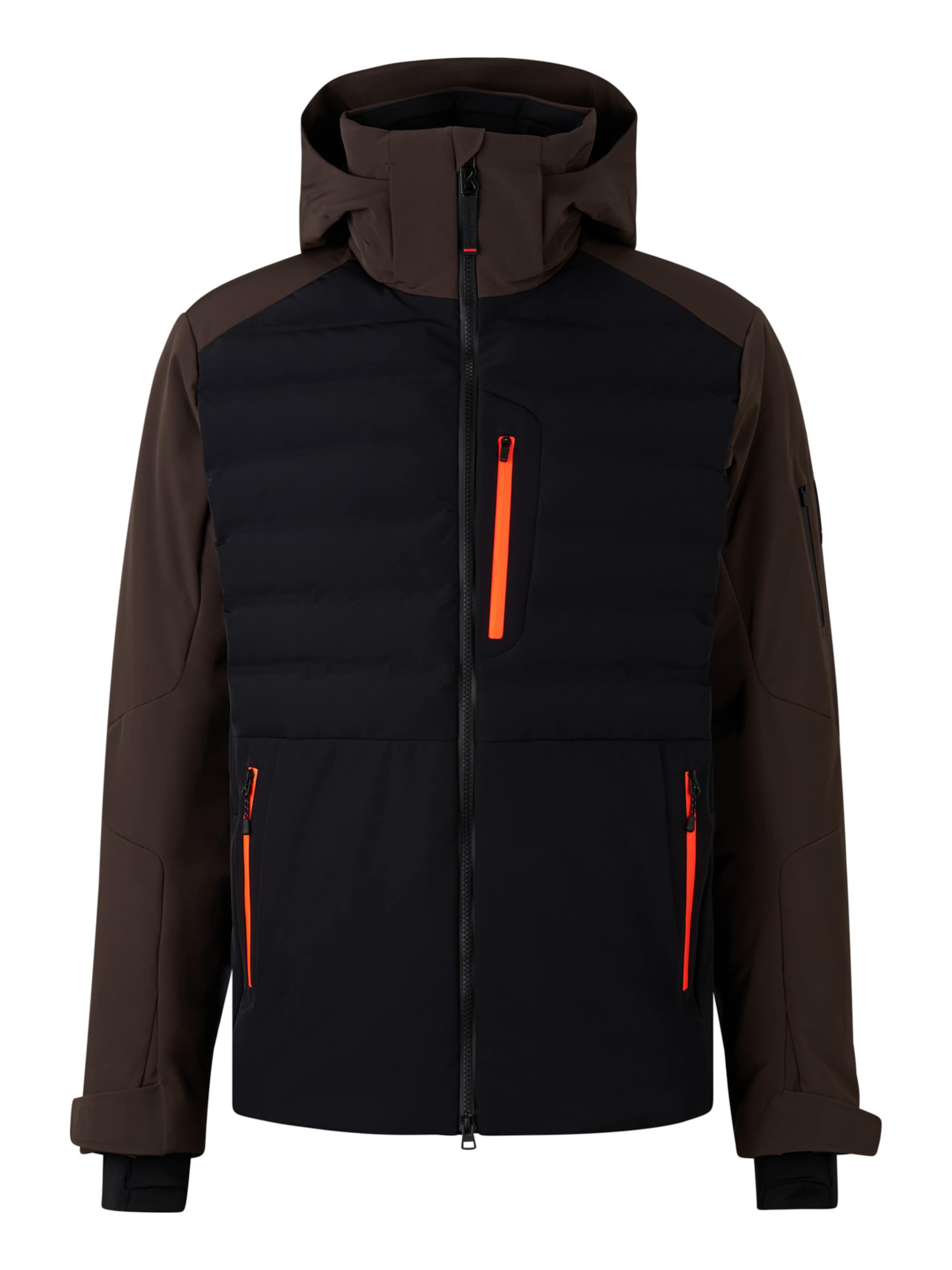 Bogner Fire + Ice Outdoorjacke 'Ivo' in Schwarz: Vorderseite