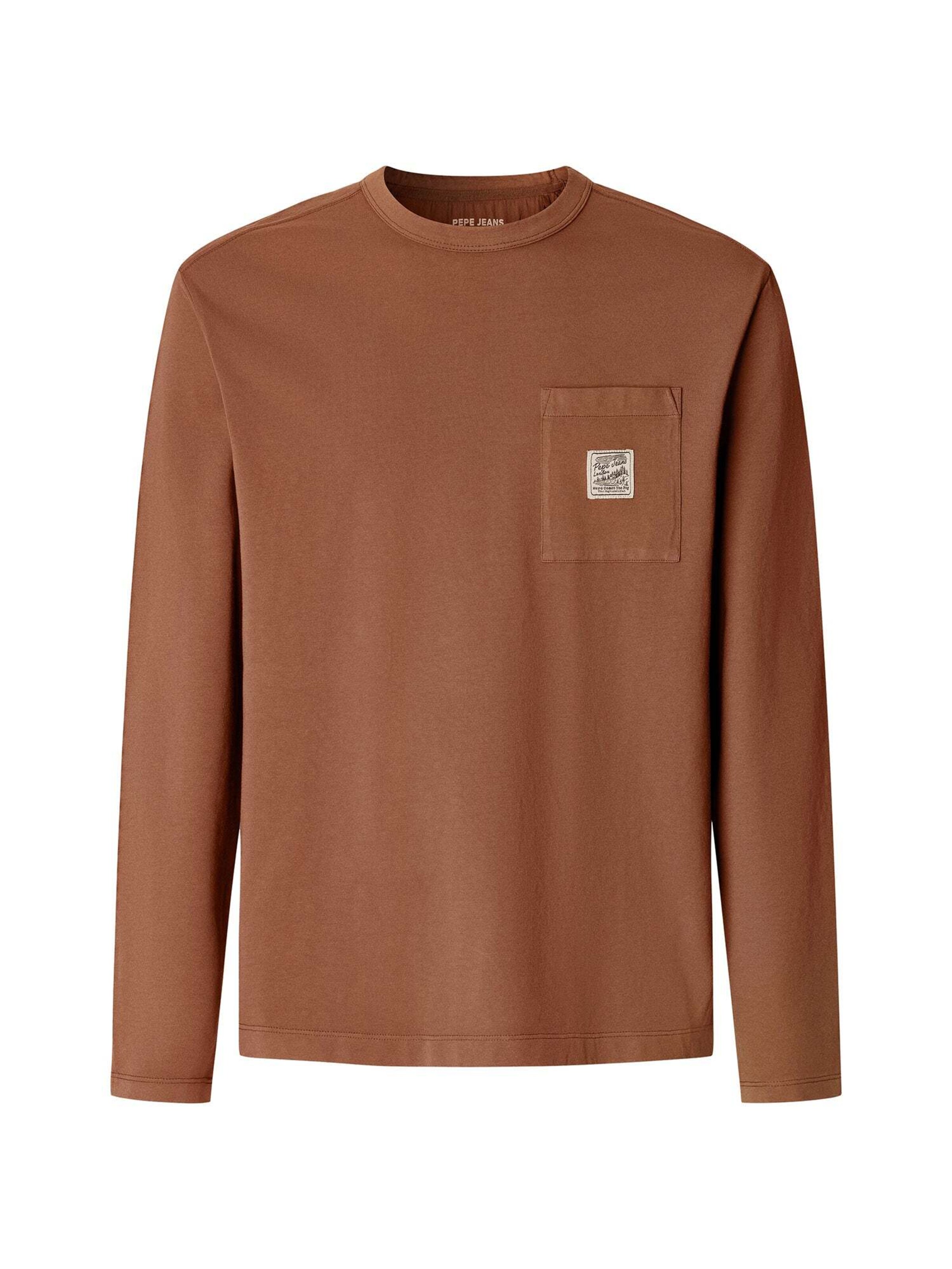Pepe Jeans - Sudadera 'JUDE' en marrón: frente