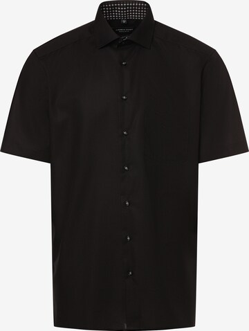 Andrew James Business Shirt ' ' in Black: front