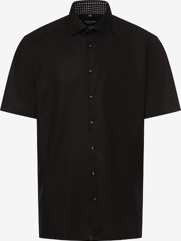 Andrew James Regular fit Business Shirt ' ' in Black: front