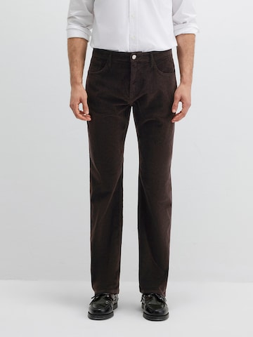 Mavi Regular Jeans 'LISBON' in Brown: front